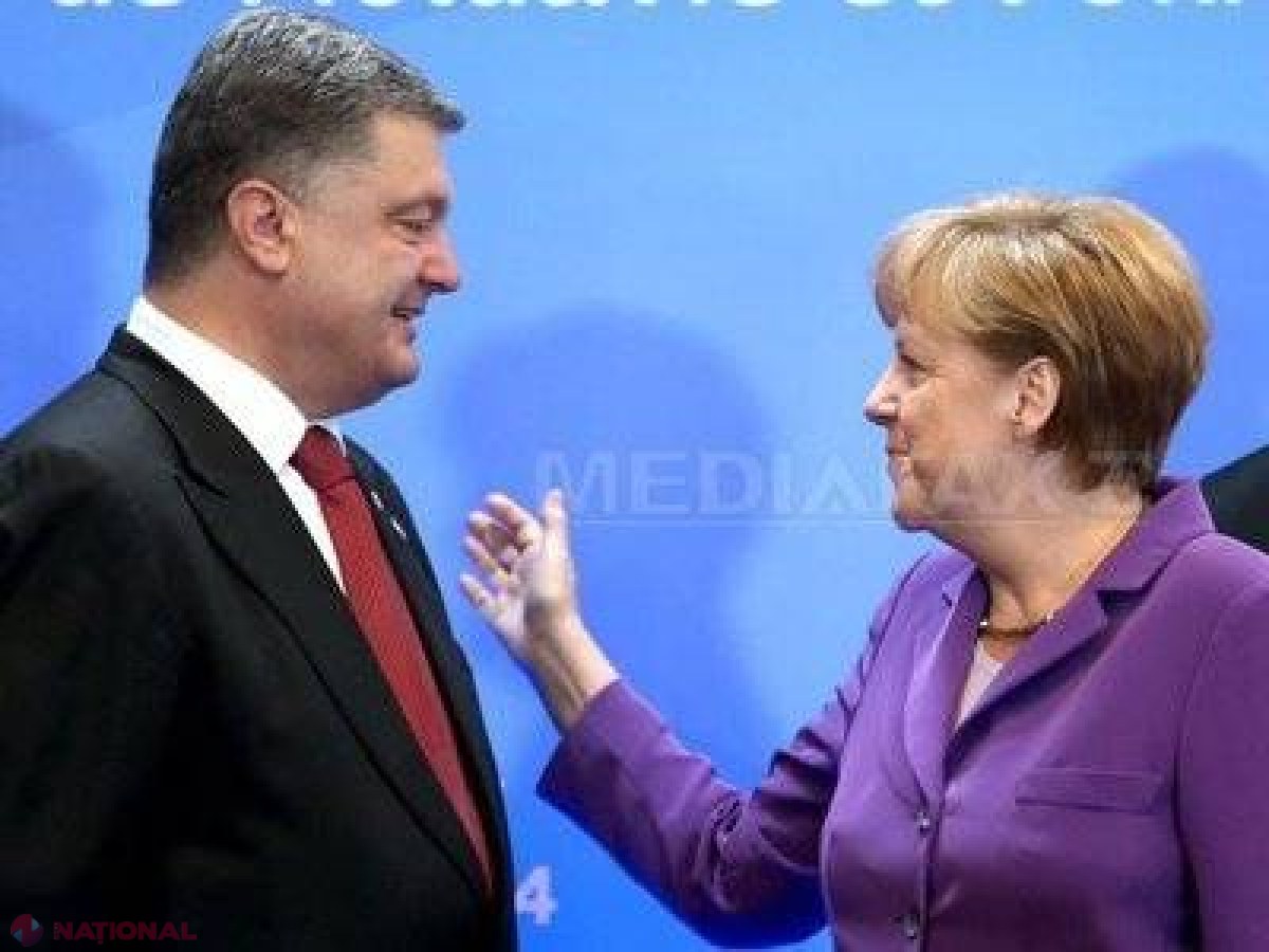 Angela Merkel propune instituirea unui ARMISTIŢIU în estul Ucrainei: Integritatea teritorială a Ucrainei este ESENŢIALĂ