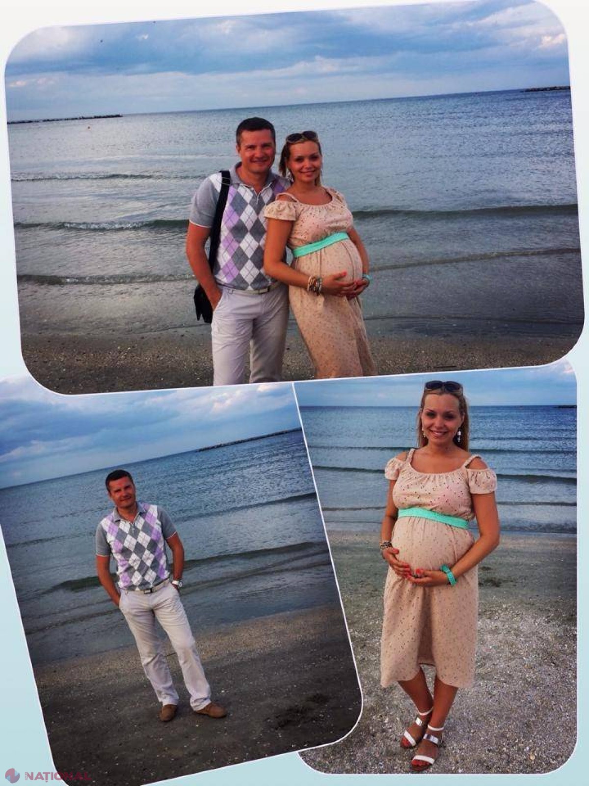 Cornelia Ștefăneț, prima fotografie după naștere
