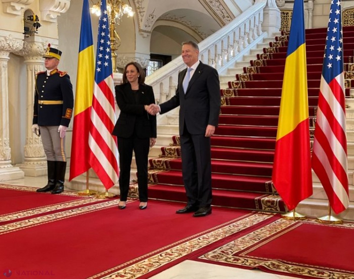 Kamala Harris către Klaus Iohannis: Sunt aici pentru a reafirma angajamentul SUA față de parteneriatul cu România și față de NATO