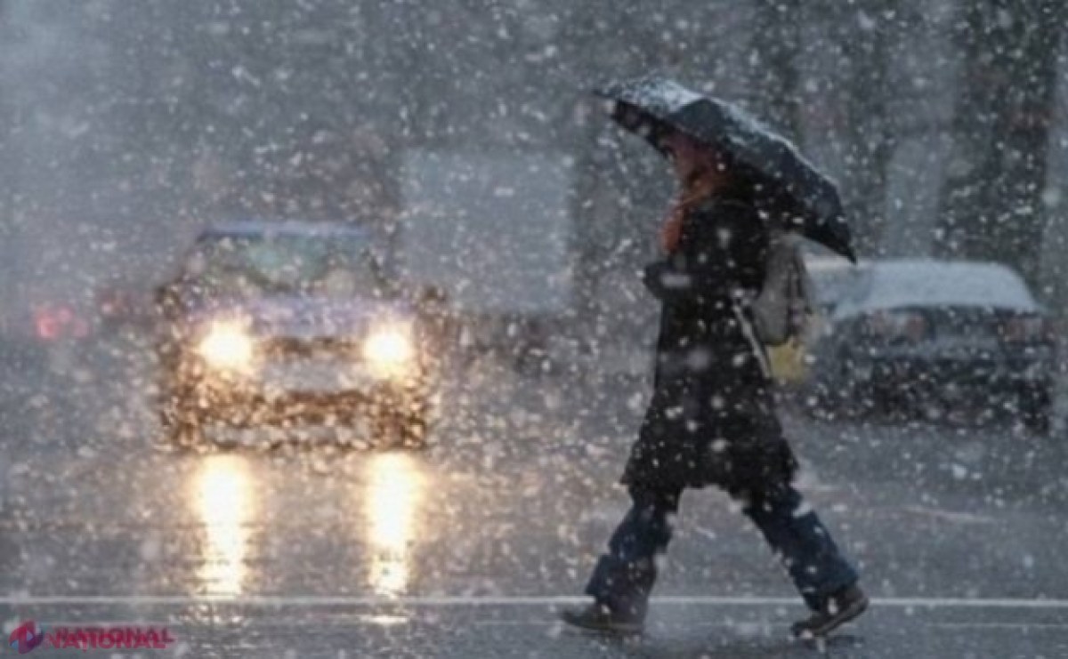 FOTO // NINGE la Edineț, în aprilie
