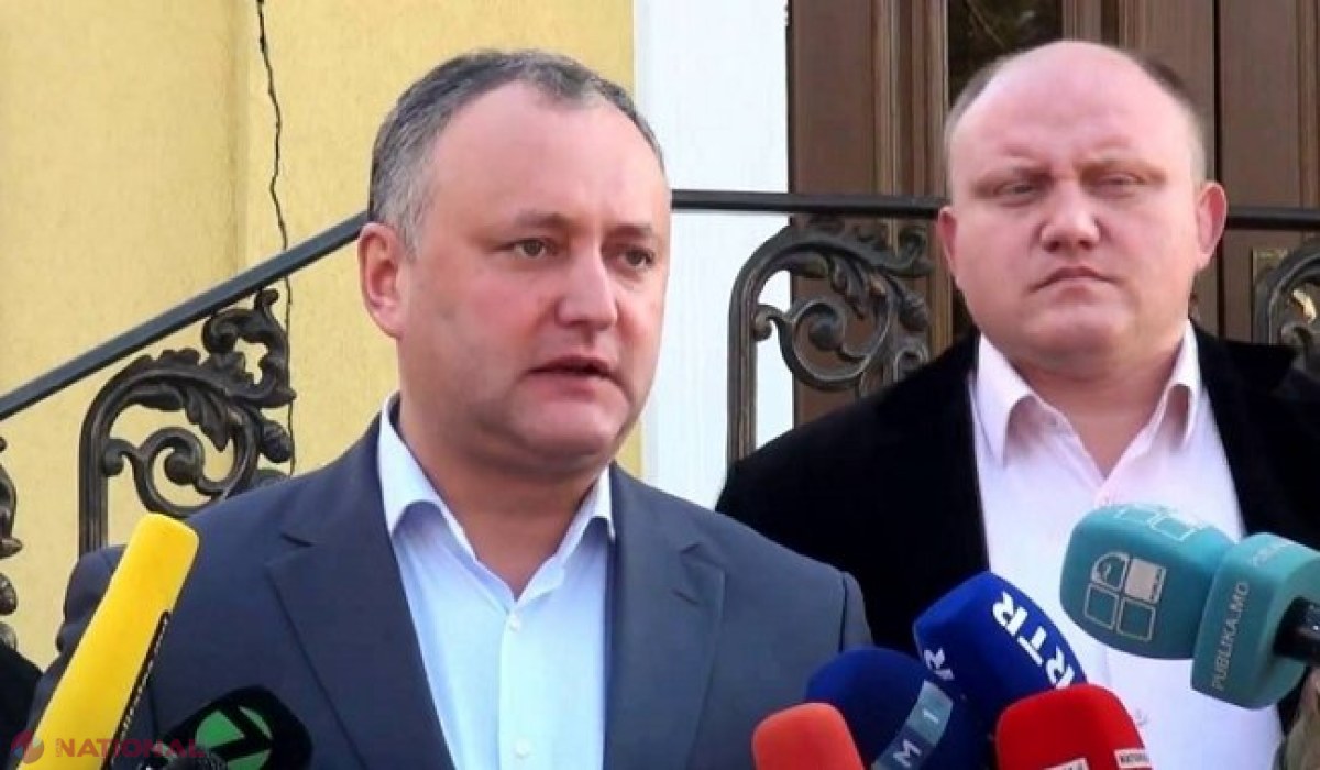 Socialiștii îl vor din nou lider de partid pe Dodon: Raport de modificare a Codului Electoral