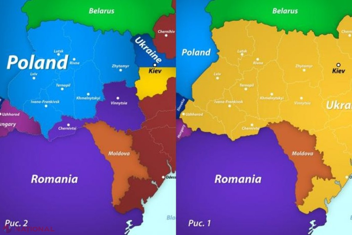 Reacția MAE de la București, după ce Medvedev a publicat o HARTĂ în care Ucraina e împărțită între România, Polonia, Ungaria și Rusia
