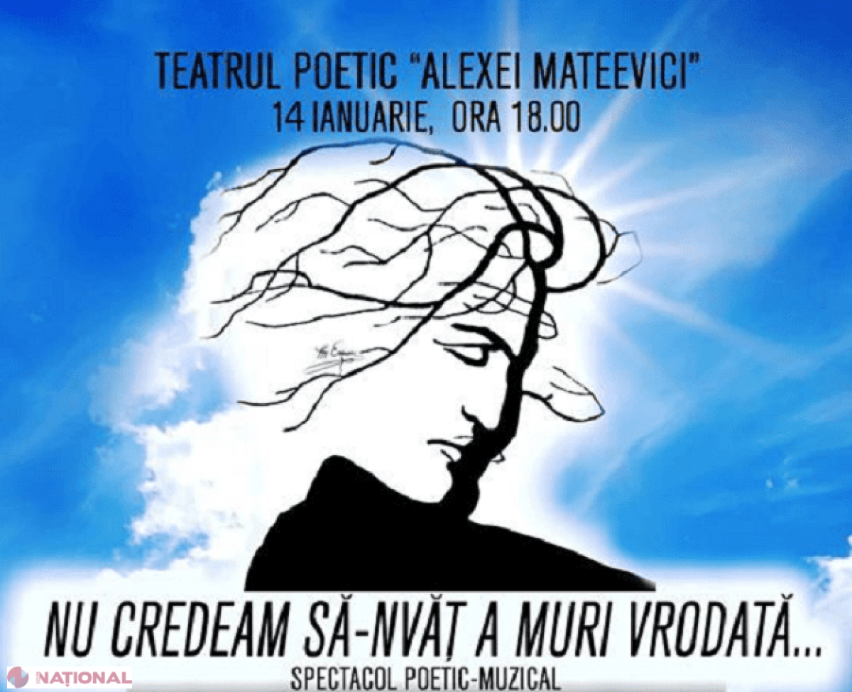 Spectacol dedicat lui Mihai Eminescu, la Chișinău