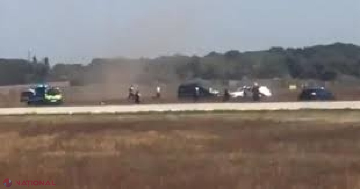 VIDEO // Incident bizar de securitate pe aeroportul Lyon. O mașină urmărită de poliție a intrat pe pistă