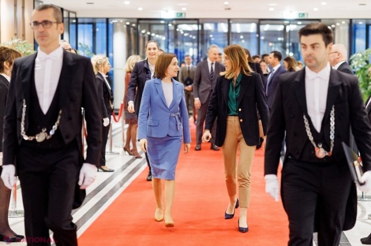 Președinta Parlamentului European reiterează sprijinul UE pentru viitorul european al R. Moldova. Maia Sandu: „Asta ne dă putere să mergem înainte”