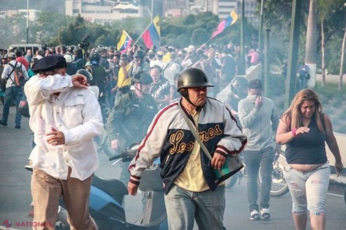 Noi confruntări în Venezuela: Forţele de securitate au folosit gaze lacrimogene şi gloanţe de cauciuc împotriva protestatarilor