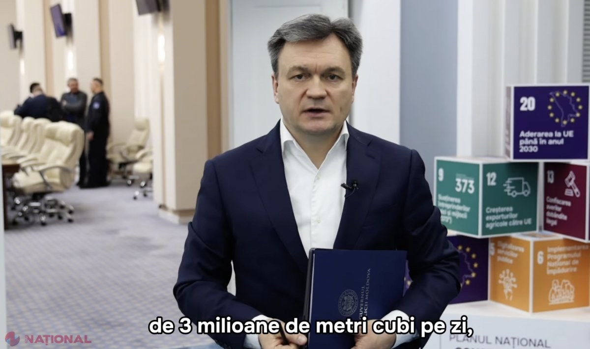 VIDEO // Guvernul face o derogare de la lege, pentru ca cetățenii din stânga Nistrului să nu rămână în frig. Transnistria urmează să fie asigurată cu gaze doar pentru 16 zile. „Dacă livrările vor depăși 3 milioane de m3 pe zi, atunci vom impune taxe”