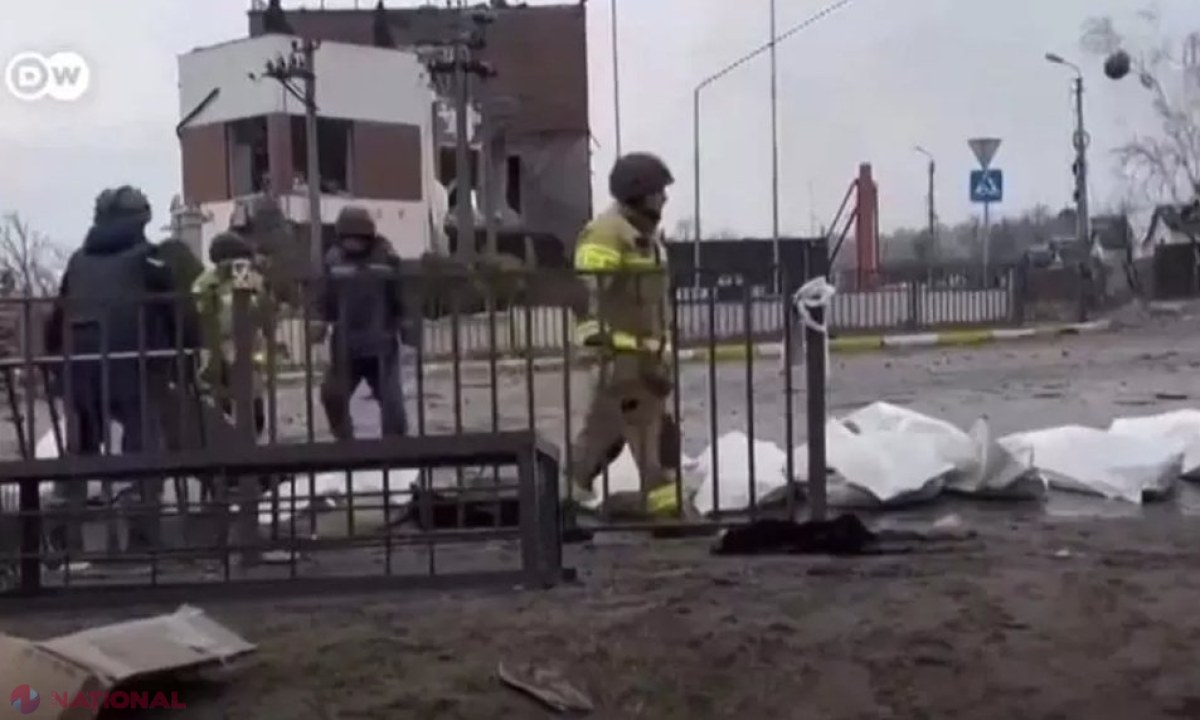 VIDEO // Masacru și în localitatea Irpin. Femeile și fetele au fost împușcate, iar apoi strivite cu șenilele TANCURILOR