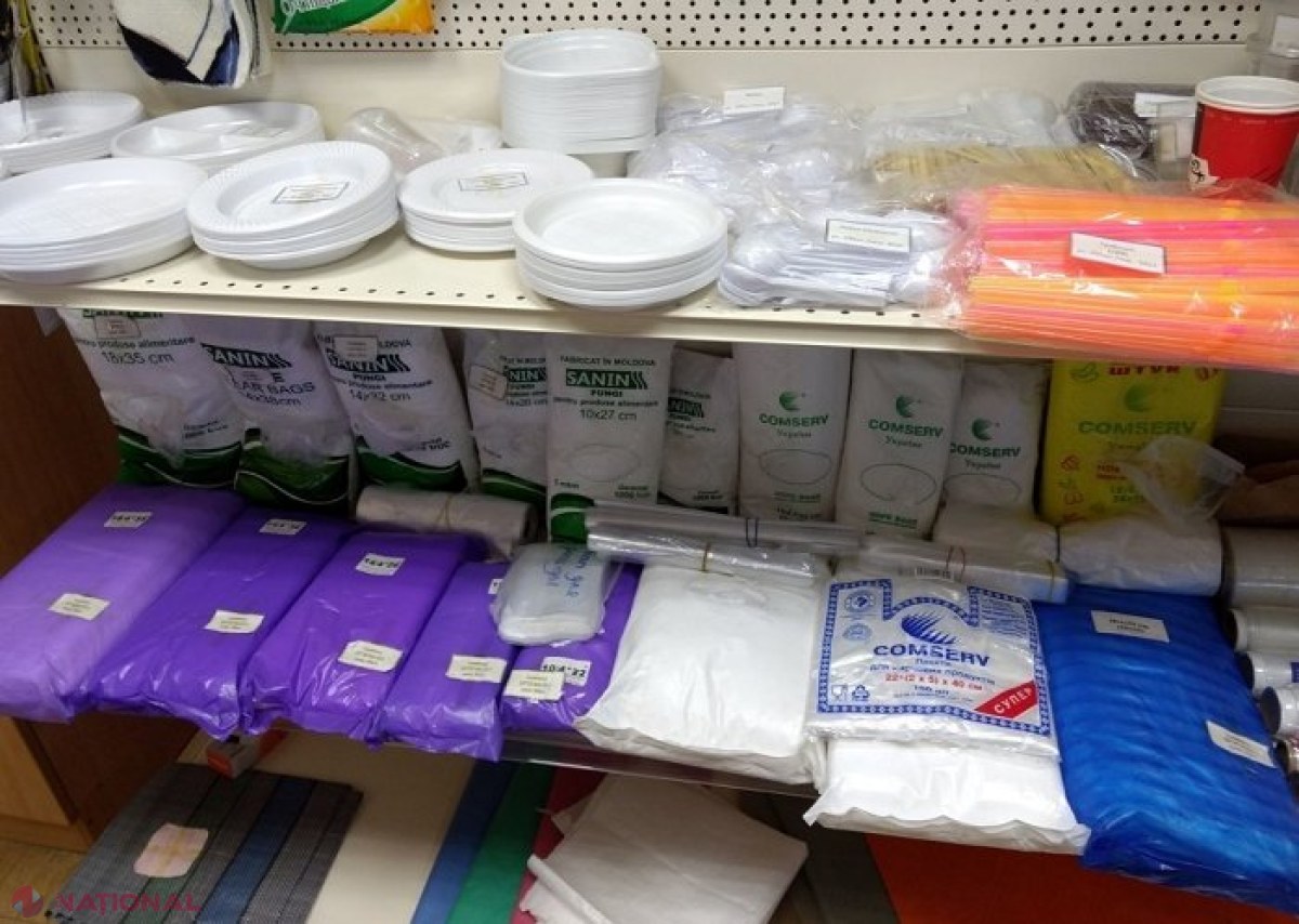 LEGE // Utilizarea și comercializarea pungilor și veselei din plastic, INTERZISE de la 1 ianuarie: Amenzi usturătoare