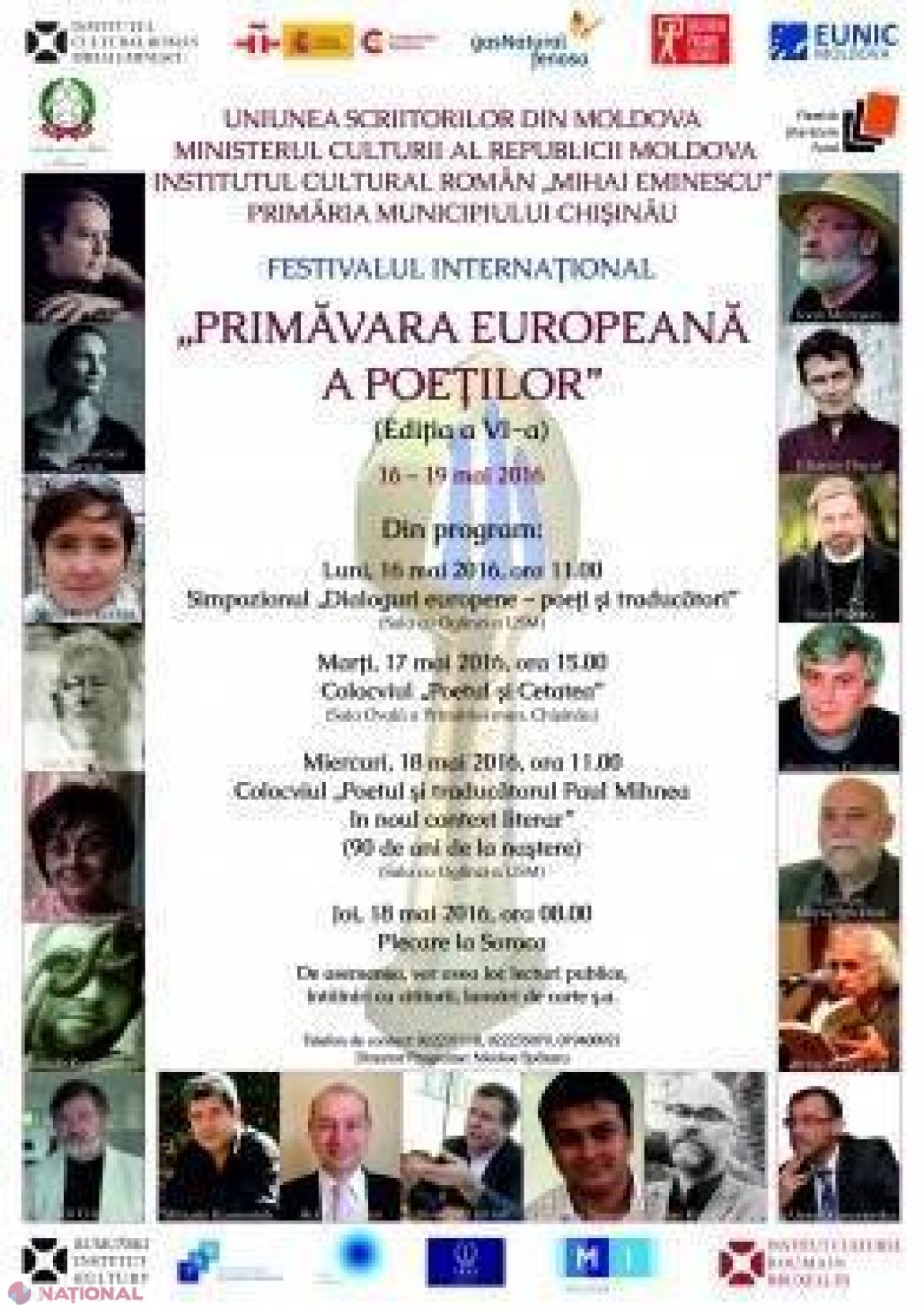 Poeți din DIVERSE țări al lumii participă la un Festival Internațional din Chișinău
