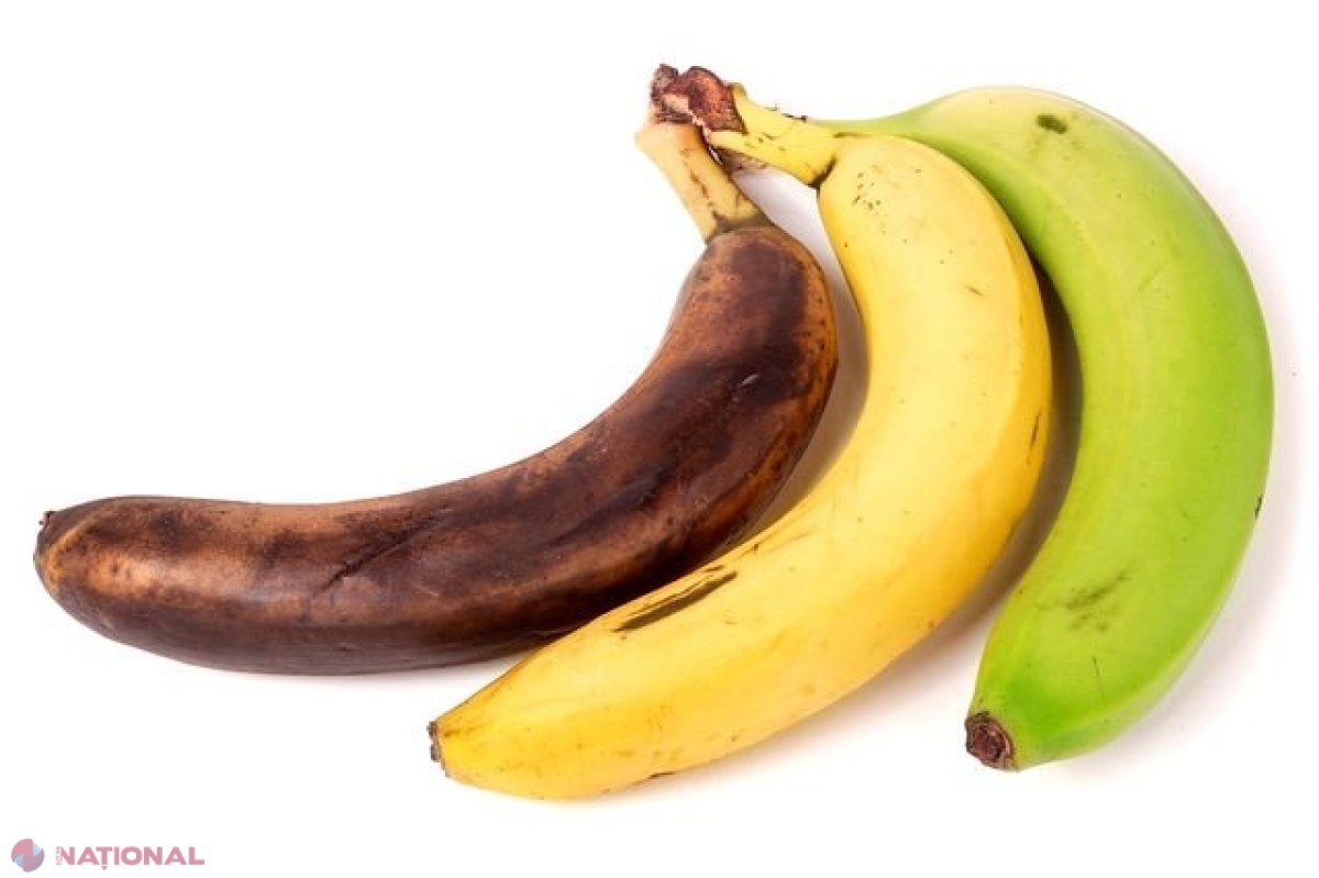 Care sunt cele mai sănătoase banane: verzi, galbene sau cu pete maronii?