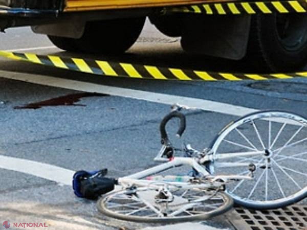 Biciclist din capitală, lovit de un „BMW”