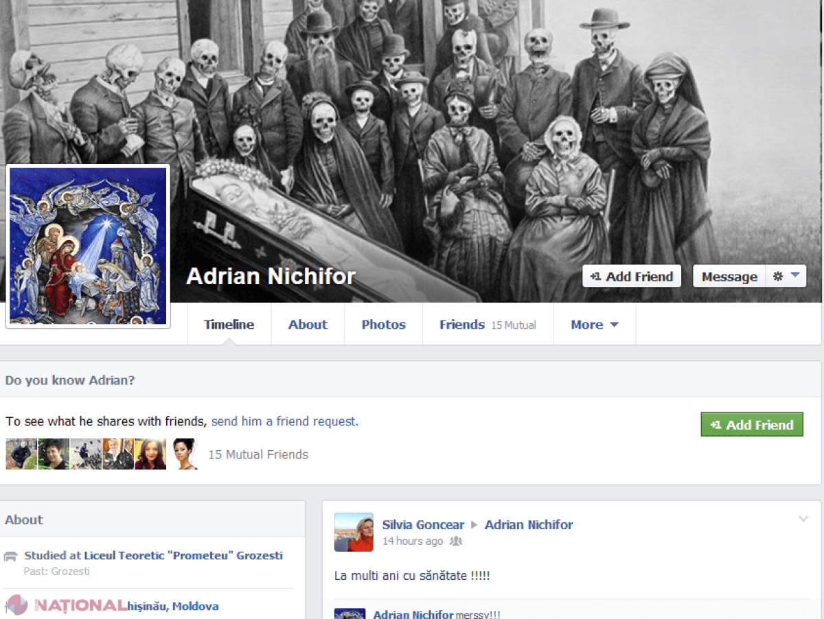 La ÎNCHISOARE // Adrian Nichifor, activ pe Facebook