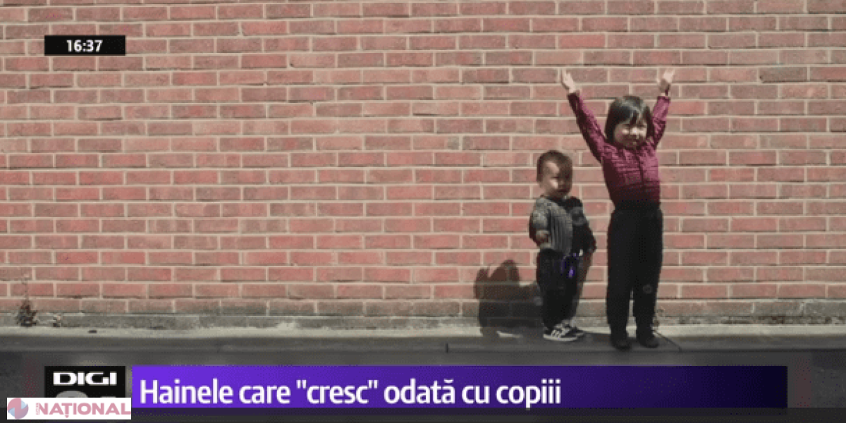 VIDEO // Hainele pentru copii care pot fi purtate de la ȘASE luni la TREI ani