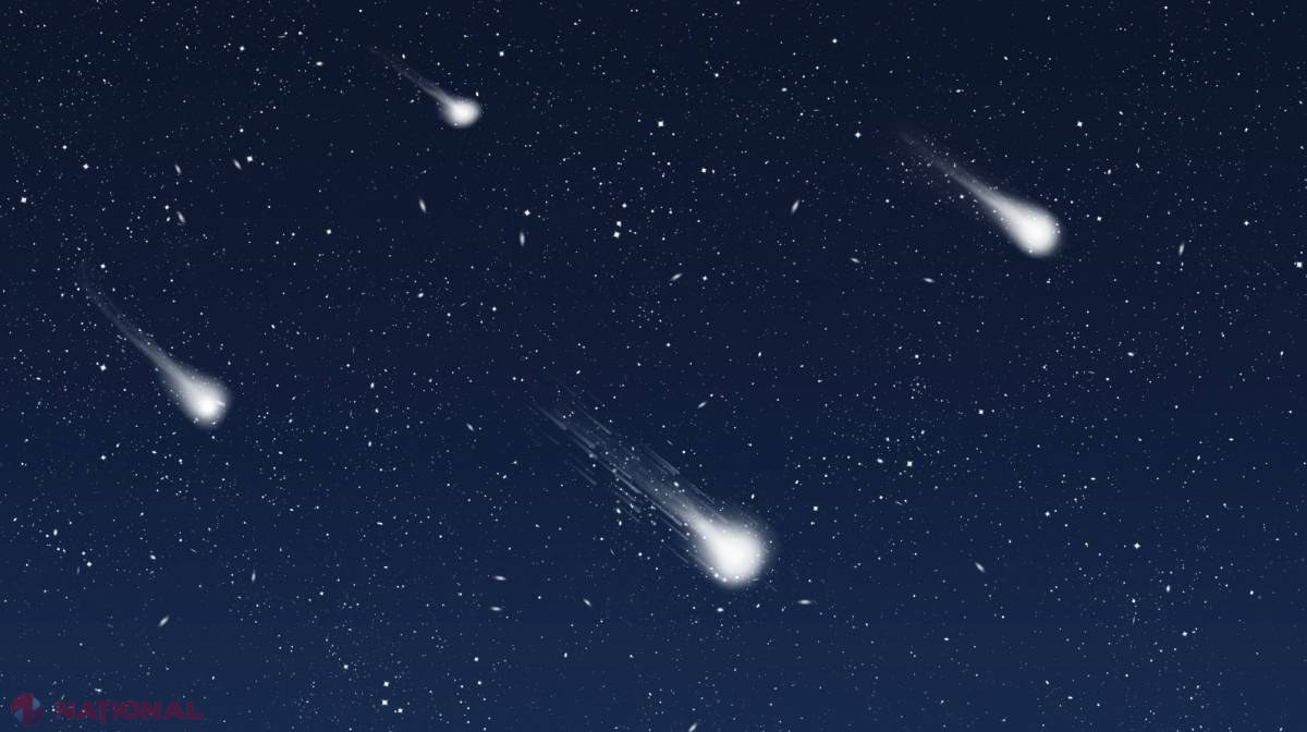 La ce oră va începe ASTĂZI „Ploaia de meteori” și de unde se va putea vedea în Chișinău