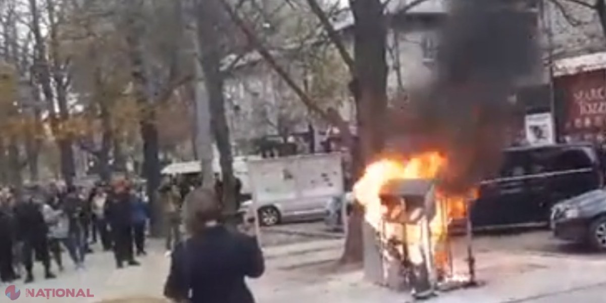 Diversiune în preajma PMAN în timpul mitingului organizat de PD? Poliția a intervenit și i-a izolat pe presupușii provocatori