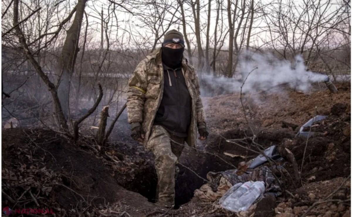 VIDEO // Imagini dramatice cu un soldat ucrainean care ține piept la 10 ruși. „Cineva ar trebui să vină din stânga și să-l termine“