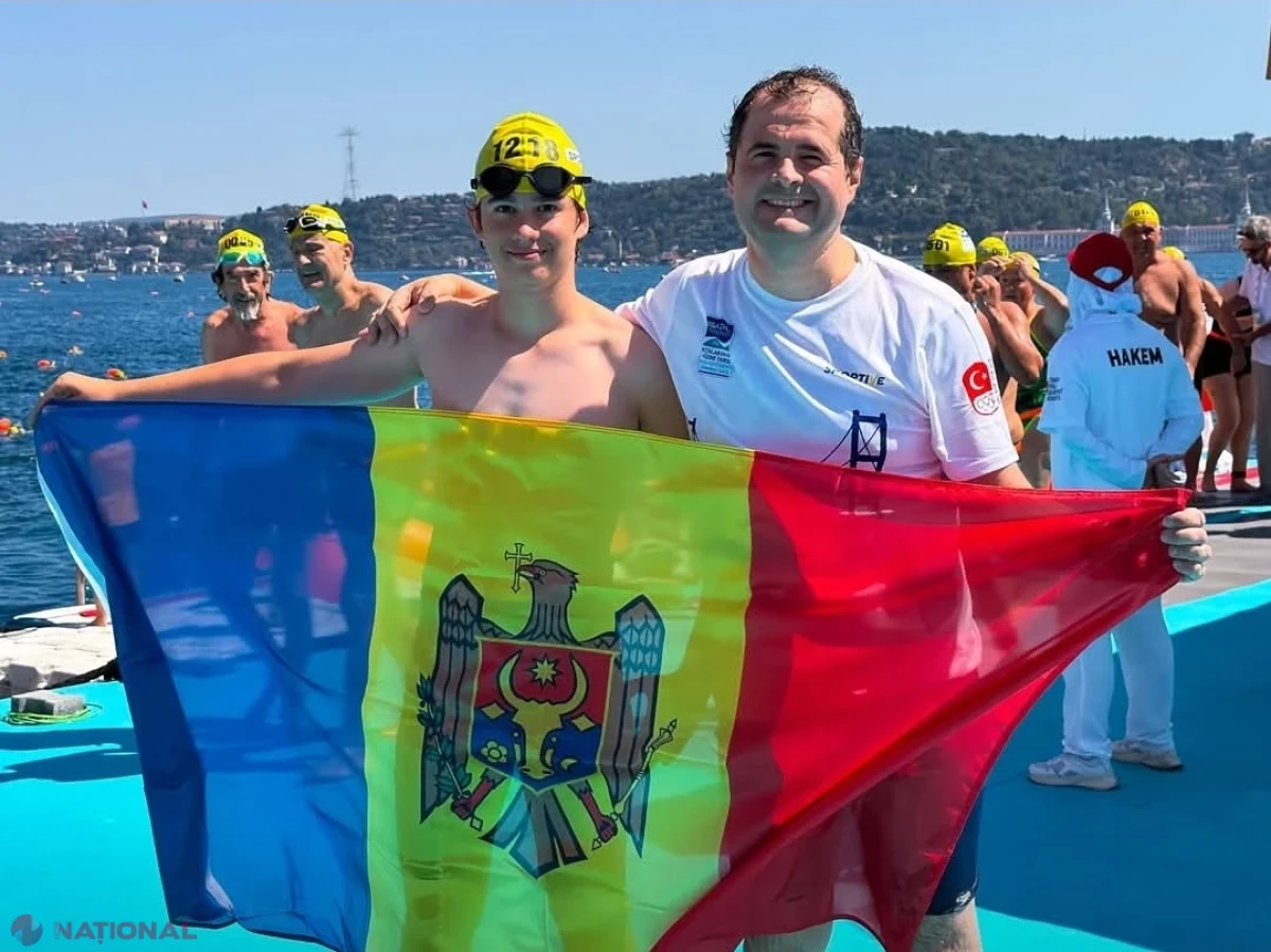 ULTIMA ORĂ // Vasile Tofan a traversat înot Bosforul, dar a fost întrecut de fiul său, Aron: „Cursa s-a încheiat pe continentul european, exact în direcția în care merge și țara noastră”