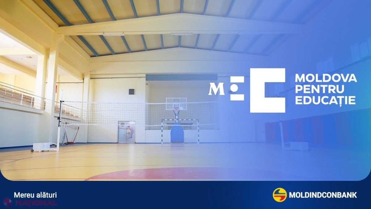 Moldindconbank va finanța elaborarea proiectului tehnic pentru MODERNIZAREA sălilor de sport din 35 de școli model