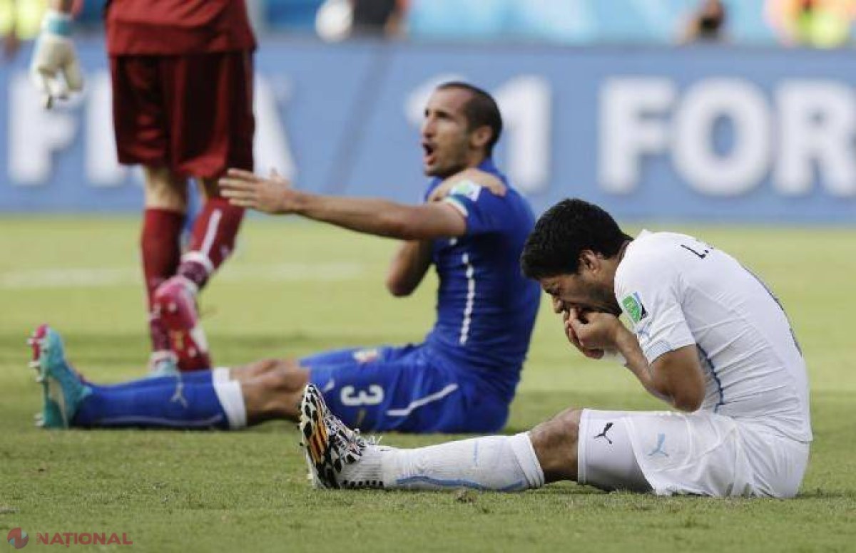 ULTIMA ORĂ! Decizia luată de FIFA după ce Suarez l-a mușcat pe Chiellini! 