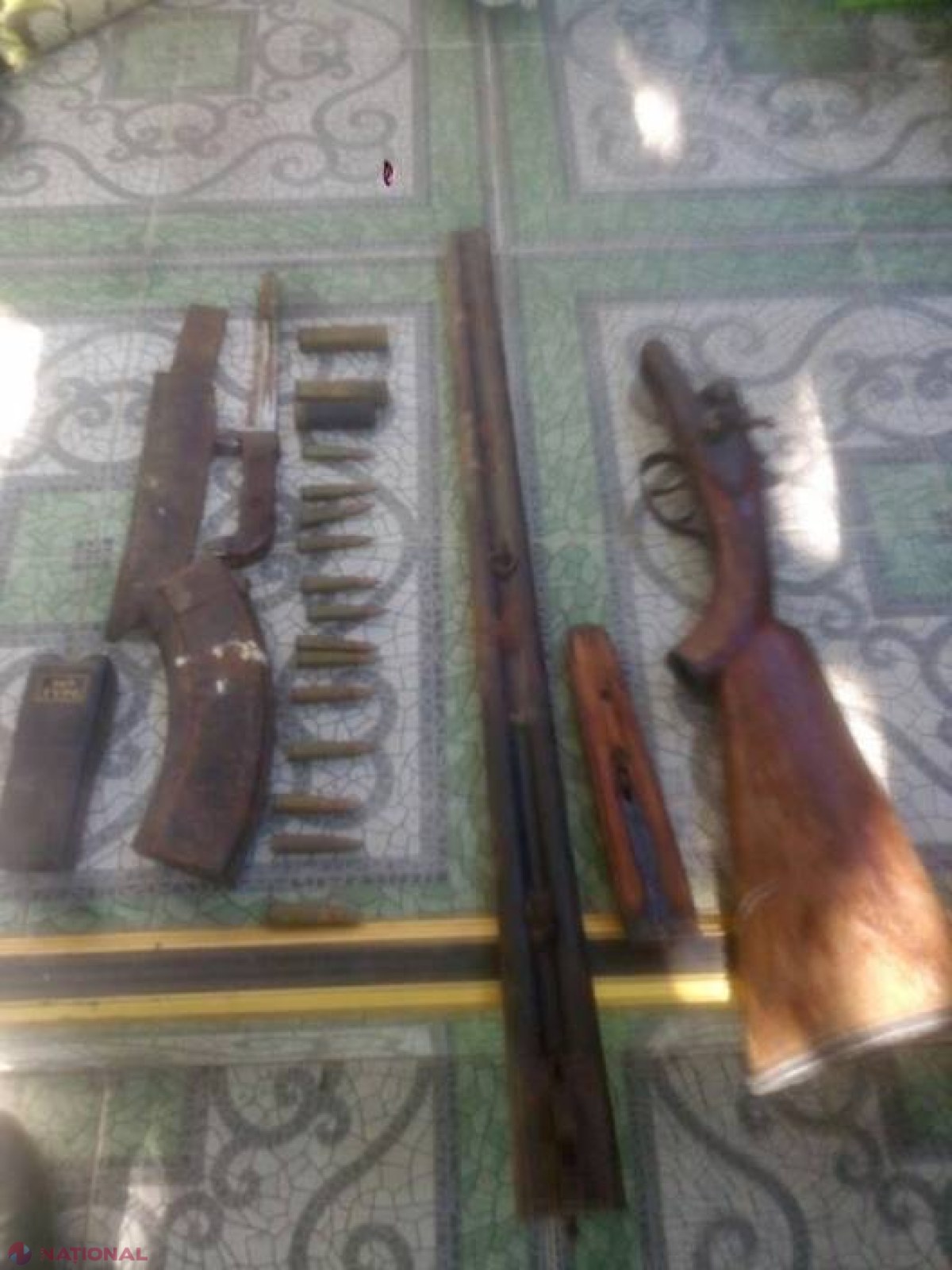 Arsenal de arme și muniții într-o gospodărie din raionul Fălești