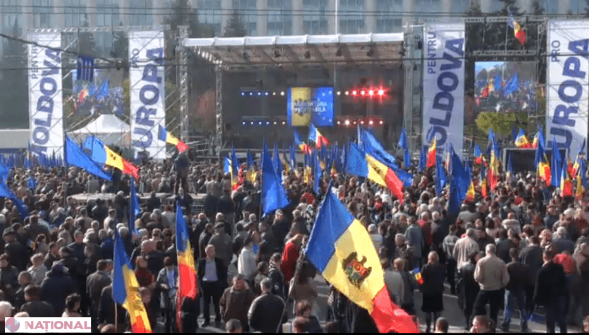ZECI de mii de persoane au venit la mitingul Proeuropean