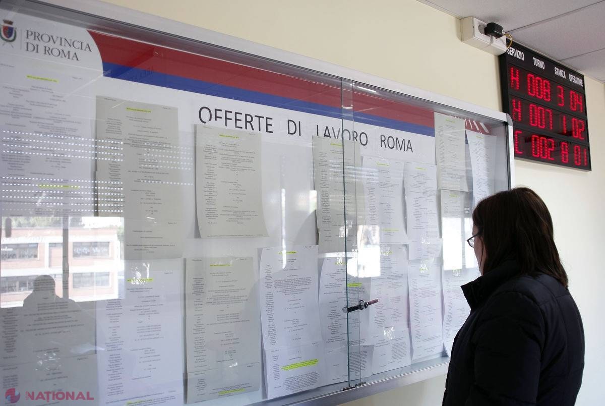 Nivel FĂRĂ PRECEDENT al șomajului în statul din UE în care muncesc cei mai mulți moldoveni