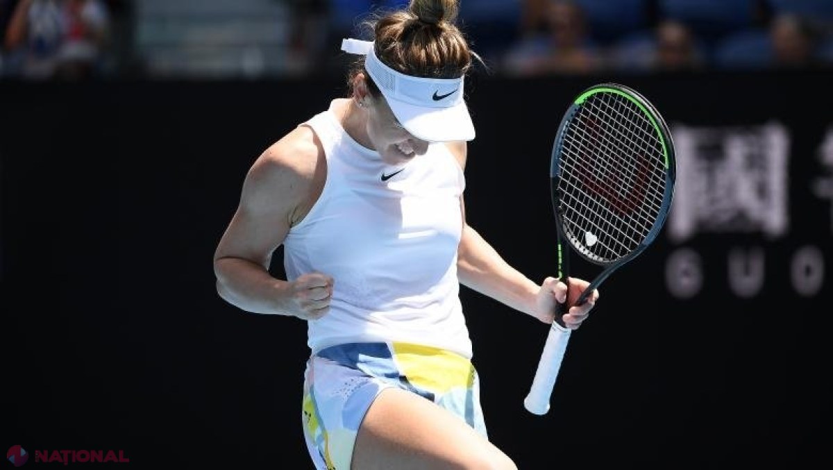Simona Halep s-a calificat în sferturi la Australian Open 2020. Românca ajunge pe locul 2 WTA