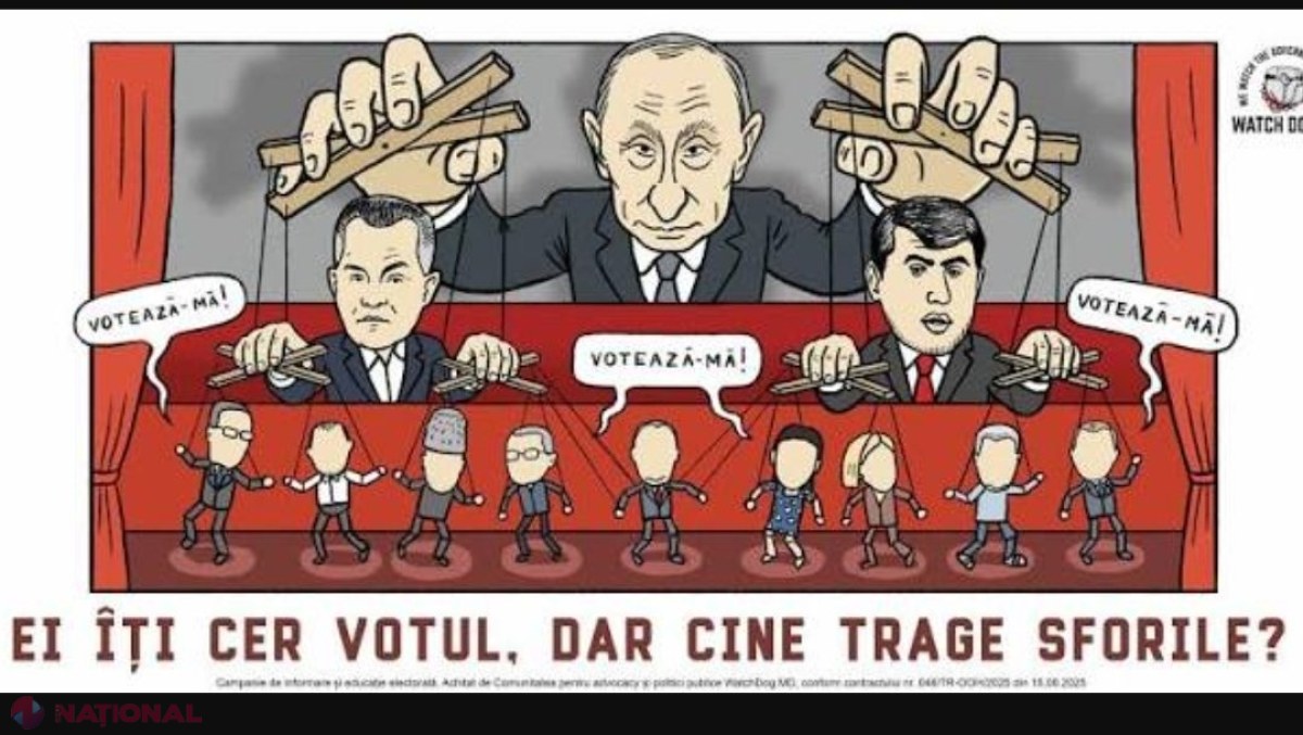 Avertisment de ULTIMĂ oră înaintea alegerilor din  28 septembrie: ,,R. Moldova poate intra în lagărul lui Putin pentru 50 de ani de acum încolo... Va primi trupe