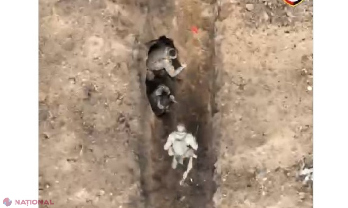 VIDEO +18 // Soldații ruși sunt „vânați” la Bahmut cu drone de ucraineni. „Tranșeele se transformă într-o groapă comună”
