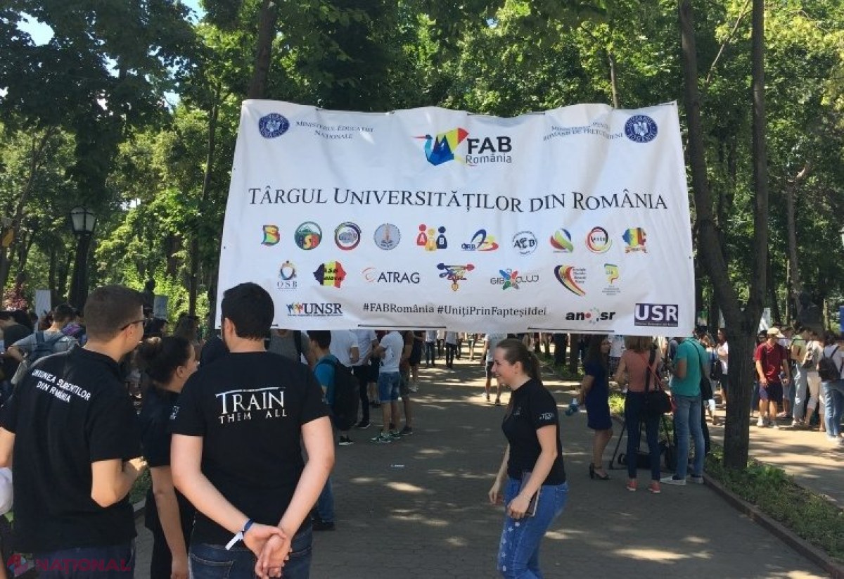 UTIL // Târgul Universităților din România, desfășurat înm R. Moldova în perioada 7 - 10 iulie: Chișinău, Bălți și Cahul