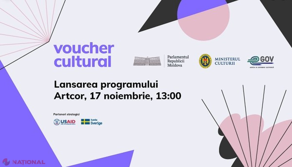 VIDEO // UTIL: Pașii pe care urmează să-i facă tinerii pentru a obține VOUCHERE CULTURALE în valoare de câte 1 000 de lei