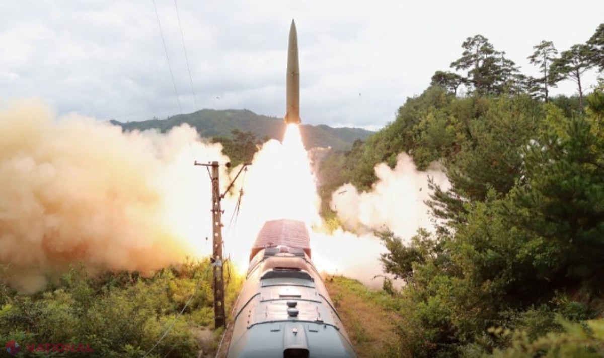 Trenul Apocalipsei lui Kim: Coreea de Nord a făcut publice imagini cu noua garnitură feroviară care lansează rachete nucleare
