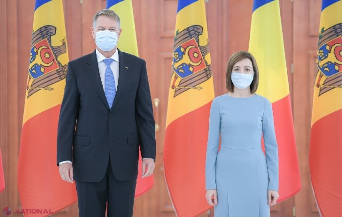 VIDEO // Președinții Maia Sandu și Klaus Iohannis fac declarații, după întrevederea avută la Chișinău