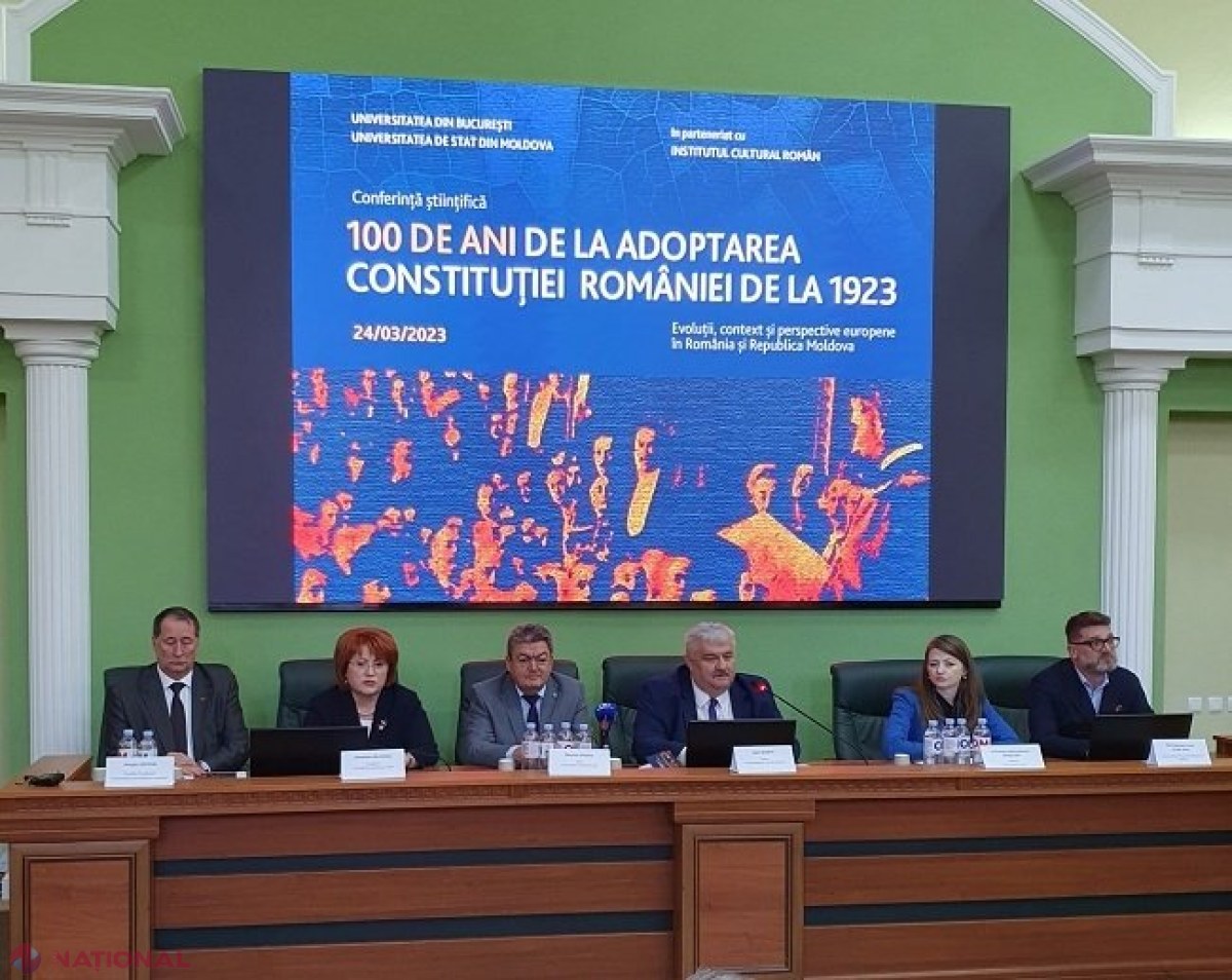 CENTENAR// Împlinirea a 100 de ani de la adoptarea Constituției României Întregite, marcată la Chișinău. Domnica Manole: „Acest simbol va constitui întotdeauna argumentul superiorității guvernării românești față de stăpânirea sovietică din Basarabia”