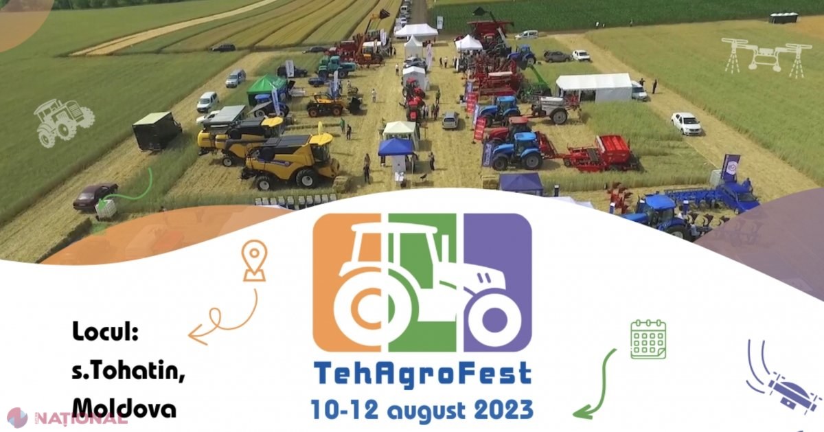 Expoziție de tehnică agricolă, organizată în câmp deschis la Tohatin