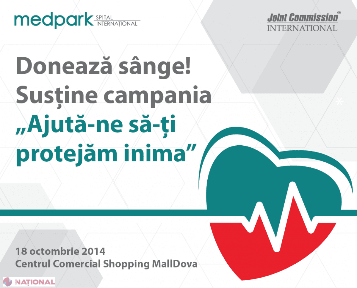 Donează sânge! Susține campania Medpark: „Ajută-ne să-ţi protejăm inima!”