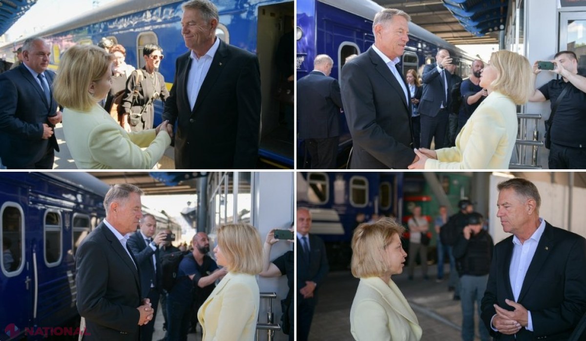 VIDEO // Klaus Iohannis a ajuns la Kiev, împreună cu Emmanuel Macron, Olaf Scholz și Mario Draghi: „Ne aflăm la Kiev pentru a ne arăta SPRIJINUL puternic și solidaritatea față de președintele Zelenski și poporul ucrainean””
