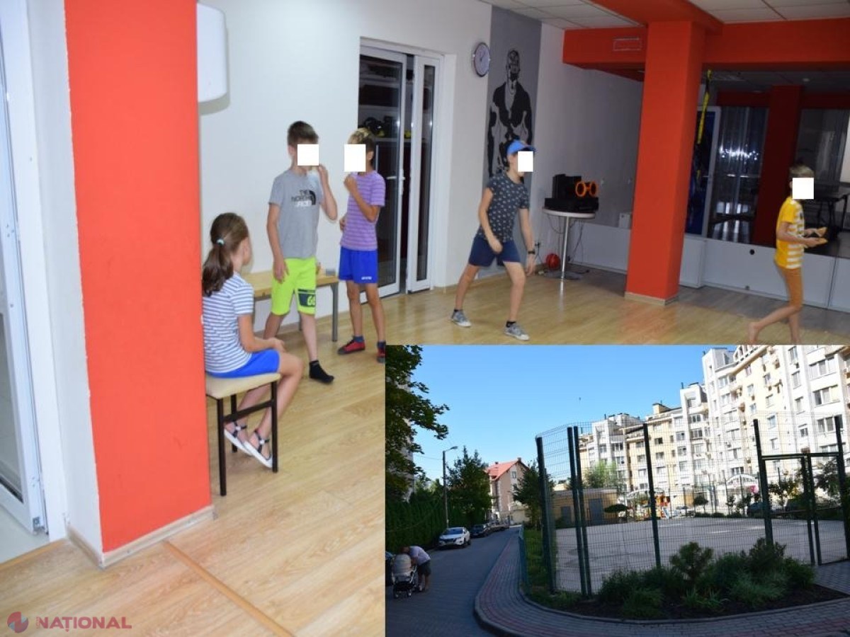 VIDEO // Tabără de odihnă pentru copii, CLANDESTIN la subsolul unei săli de sport din Chișinău: Ce au găsit oamenii legii la fața locului