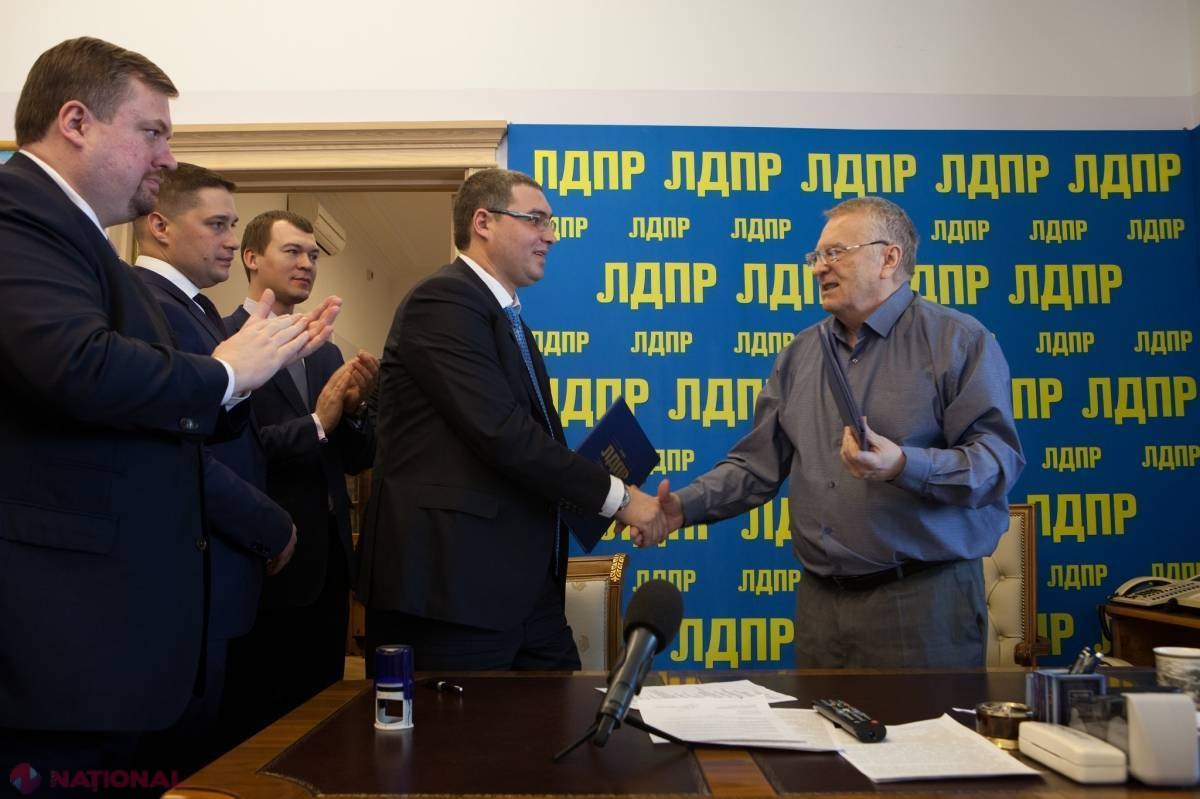Usatîi i-a povestit lui Jirinovski despre Vlad Plahotniuc: „Desigur, noi nu susținem oligarhii”