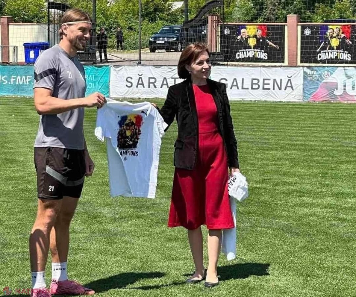 VIDEO // Campionii de la Petrocub Hâncești, vizitați de președinta Maia Sandu: ,,Evoluția spectaculoasă a echipei este un exemplu de UNITATE pentru noi toți