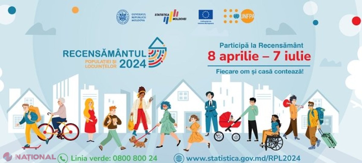 Începe Recensământul populației și al locuințelor în R. Moldova! Autoritățile îndeamnă cetățenii să ofere răspunsuri corecte și complete recenzorilor și dau asigurări că datele vor fi confidențiale
