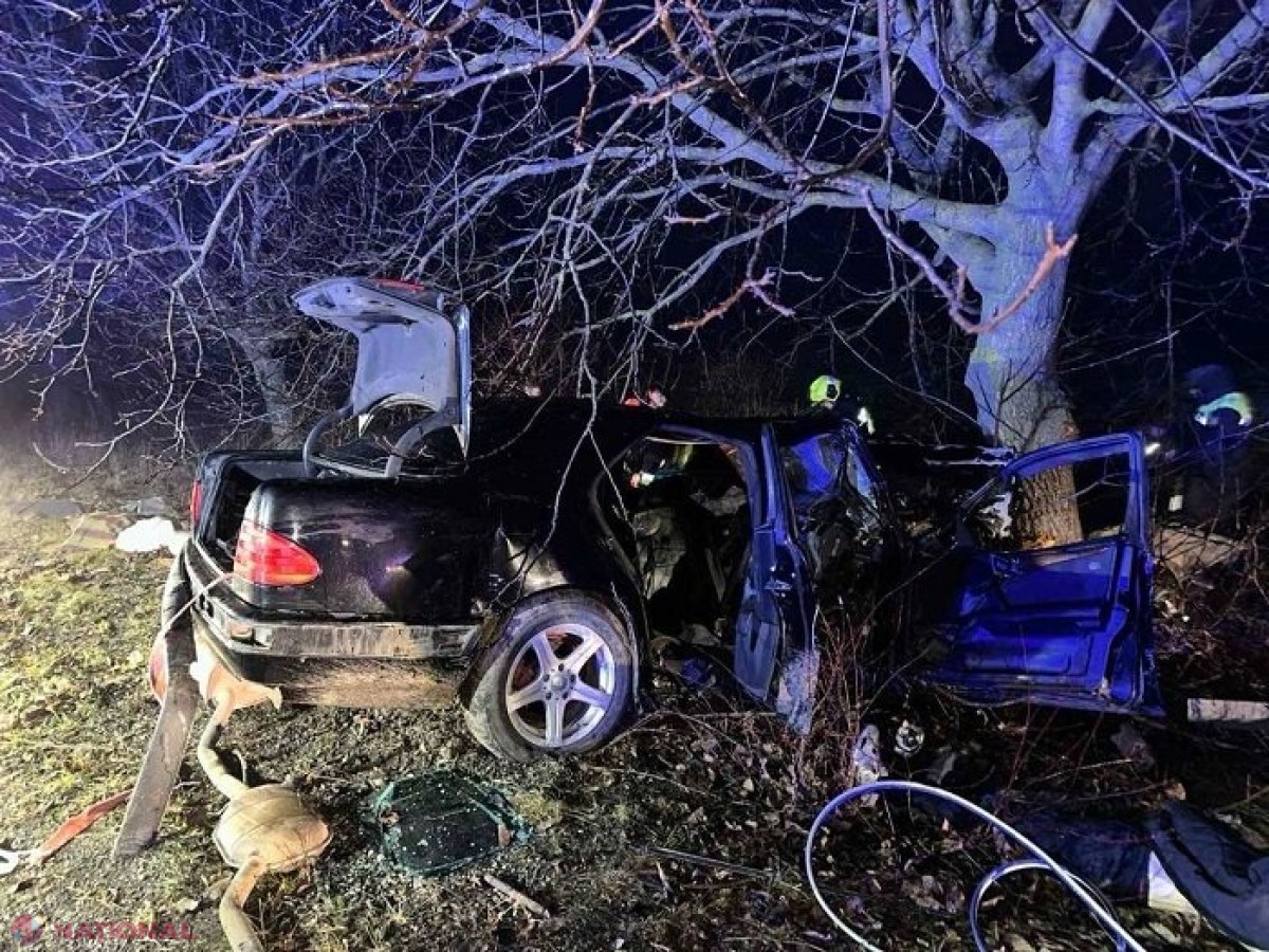Doi morți și două persoane în stare gravă la spital, după un accident rutier produs la Râșcani: Șoferul „Mercedes”-ului NU avea permis de conducere