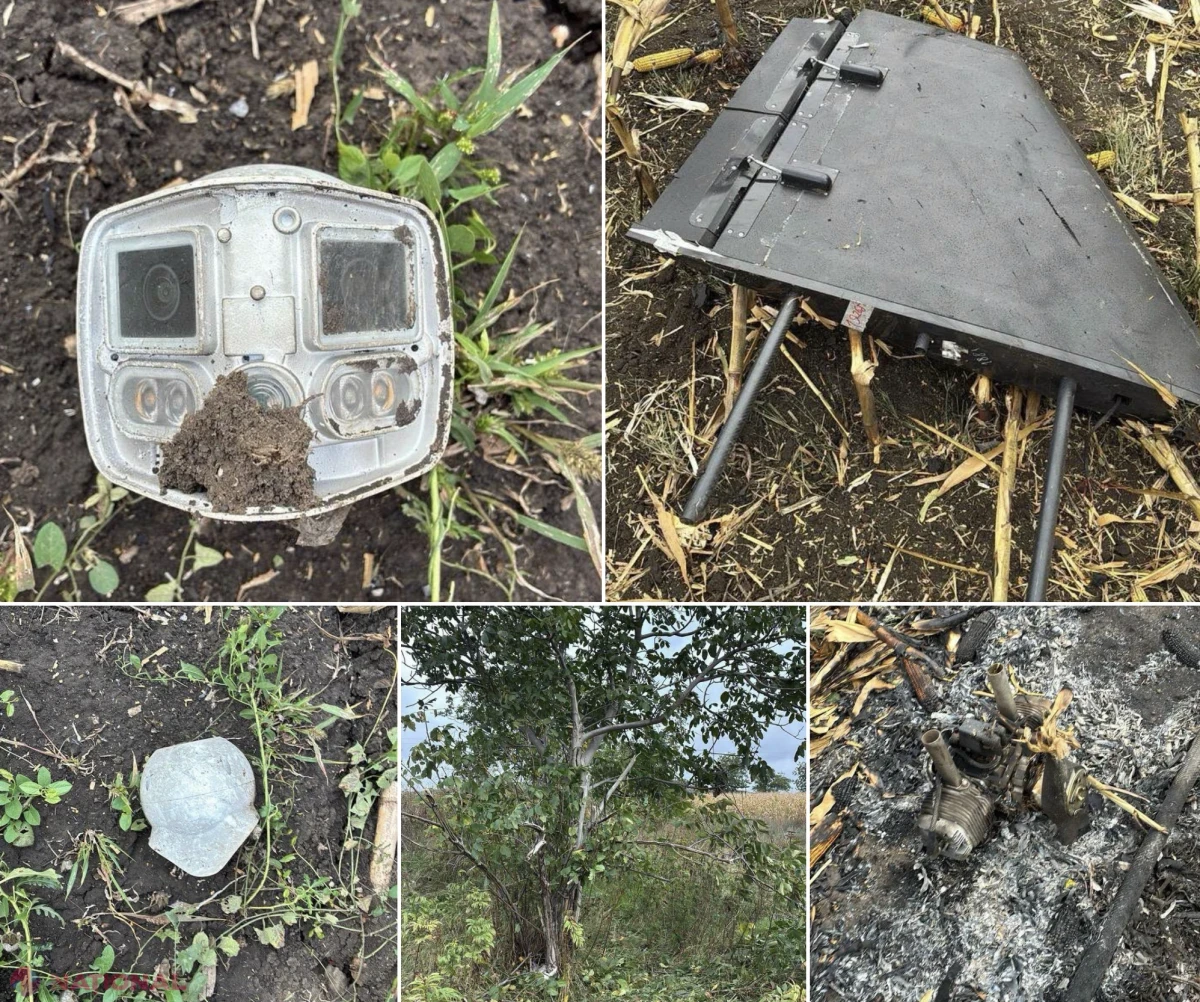 Imagini EXCLUSIVE de la Florești // SPIONAJ aerian peste R. MOLDOVA din partea Rusiei. Drona rusească prăbușită la Florești avea cameră de supraveghere. Aparatul de zbor s-a lovit de un copac și a explodat