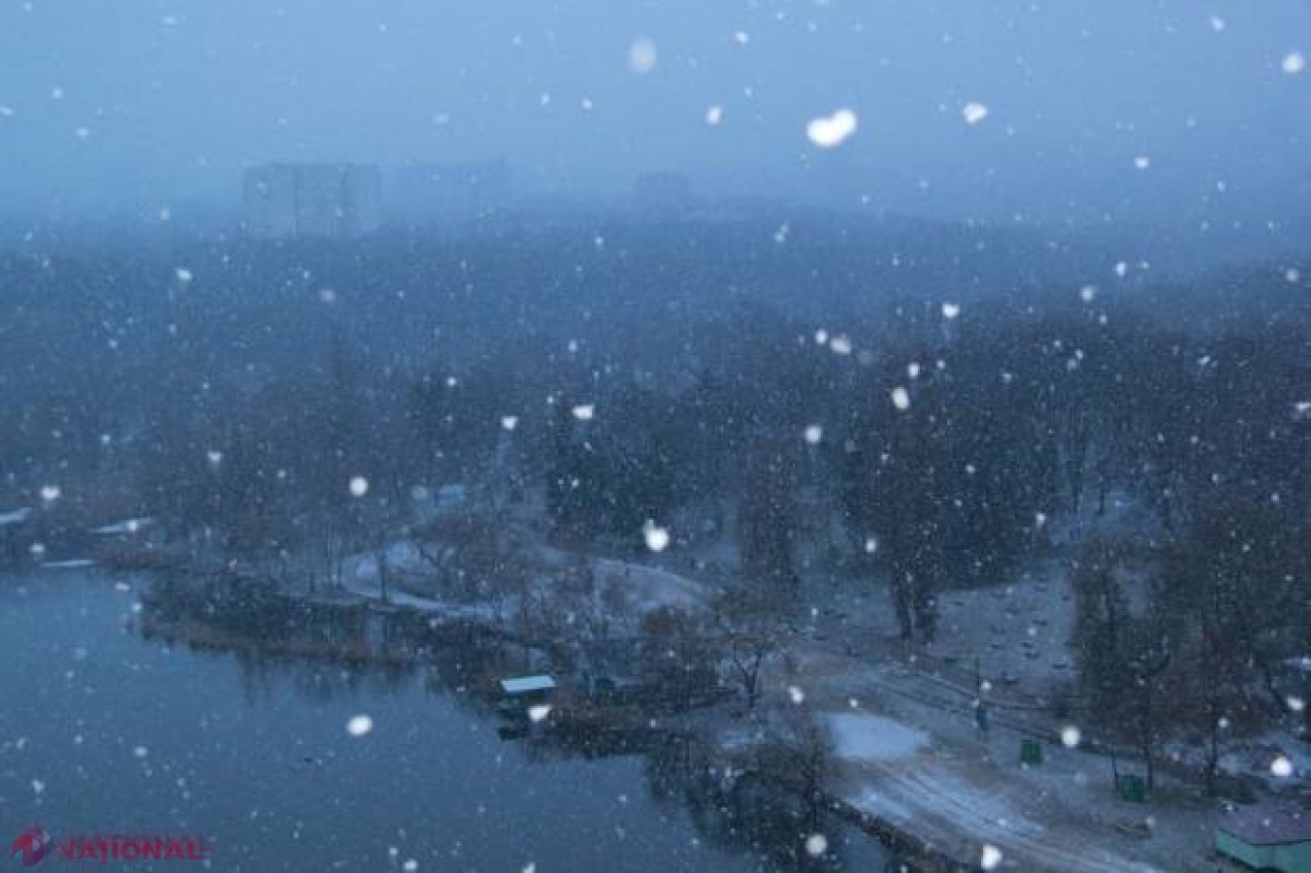 METEO // Ninsoarea care va cădea săptămâna viitoare se va topi, cel mai probabil, instantaneu