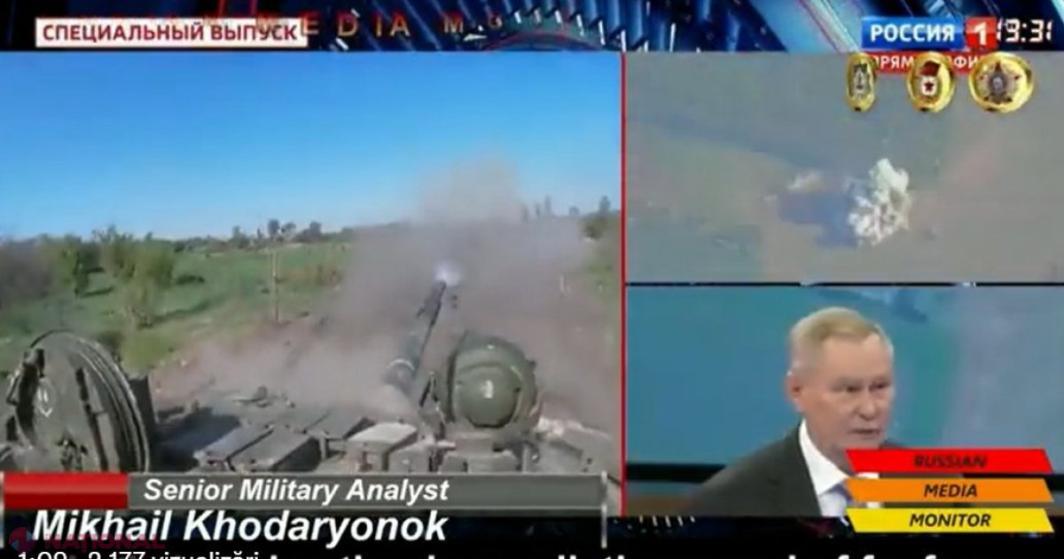 VIDEO // Dovada că rușii se pregătesc de o ÎNFRÂNGERE dureroasă în Ucraina. Un expert militar a recunoscut la canalul Rossia 1 că armata lui Putin NU are nicio șansă în fața armamentului livrat ucrainenilor Occident 