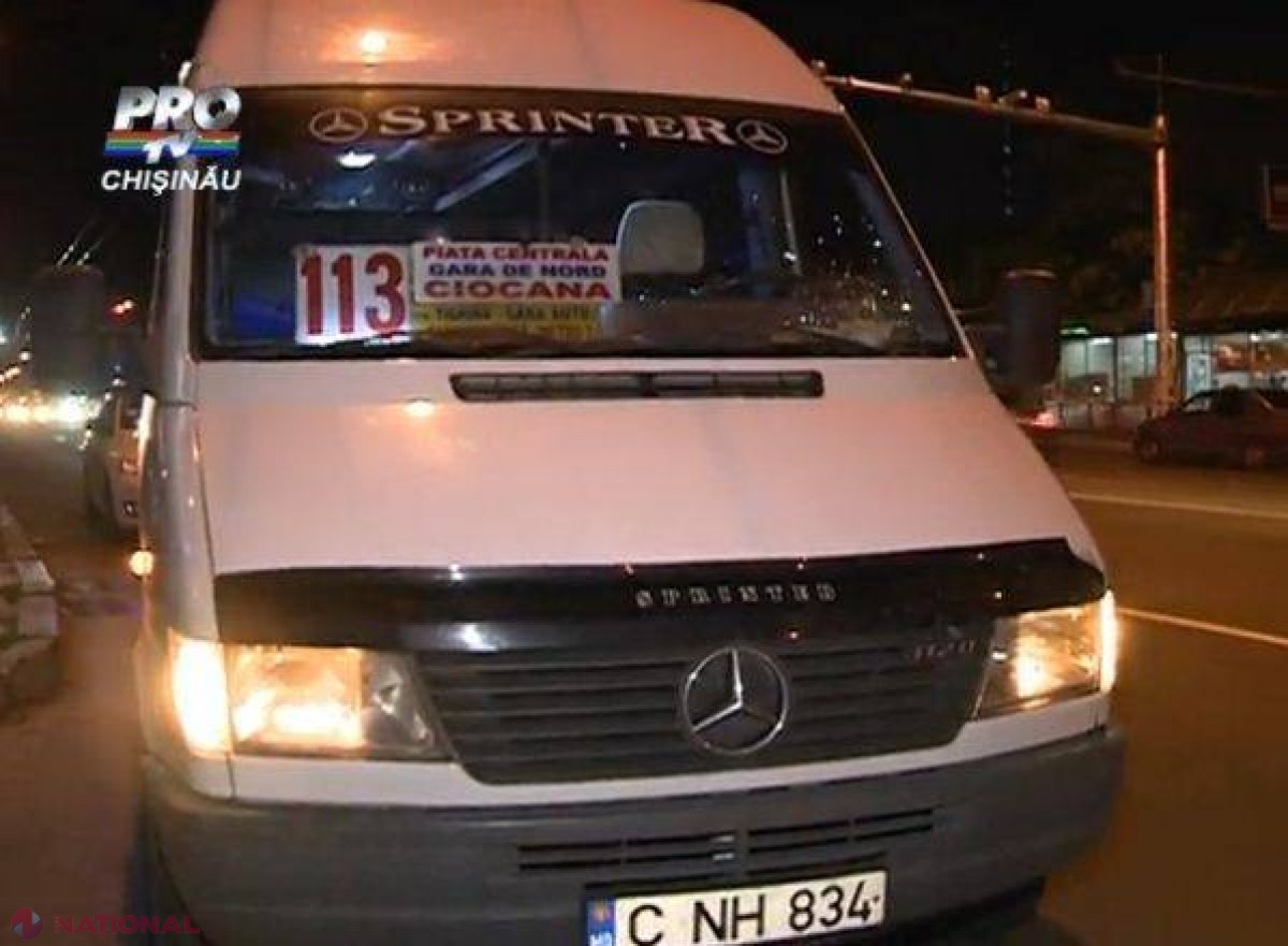 A spart parbrizul cu capul! Încă un ACCIDENT cu implicarea unui maxi-taxi în capitală
