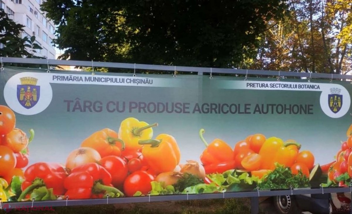 Activitatea târgurilor agricole de pe teritoriul municipiului Chișinău a fost prelungită cu o lună