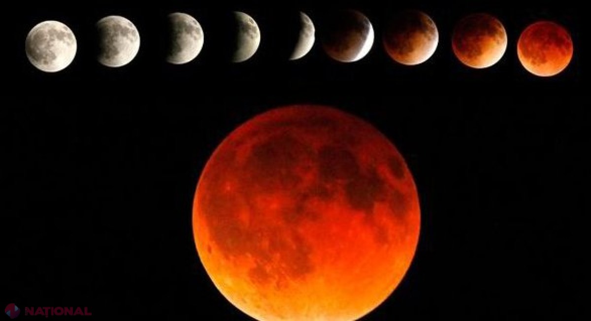 Singura eclipsă totală de lună din 2021 și „Superluna sângerie” au loc în 26 mai. Unde pot fi urmărite