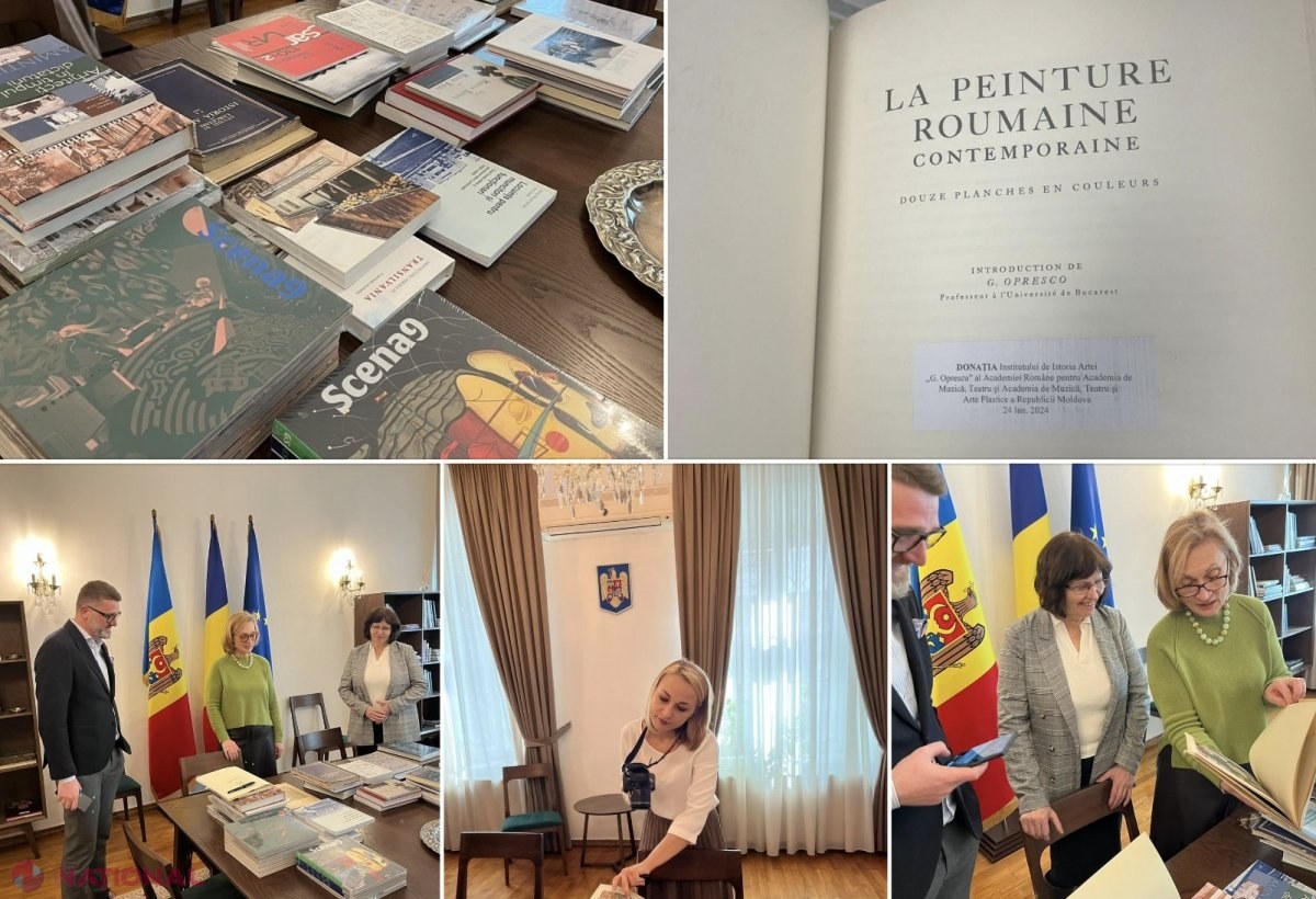 Nouă instituții din România, sprijin pentru Academia de Muzică Teatru și Arte Plastice. Instituția a primit o DONAȚIE de cărți, albume și reviste de specialitate